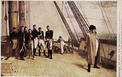Napoléon à bord du Bellerophon