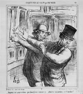 Caricature : Voyons…Admirez au moins ce Courbet !