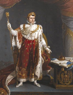 Portrait de Napoléon Ier en grand habillement