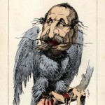 Caricature : La Ménagerie impériale. Napoléon III Le Vautour (Lâcheté – Férocité)