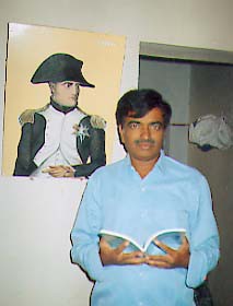 Professor Vijaya Kumar, president of the Napoleonic Society of Karnataka