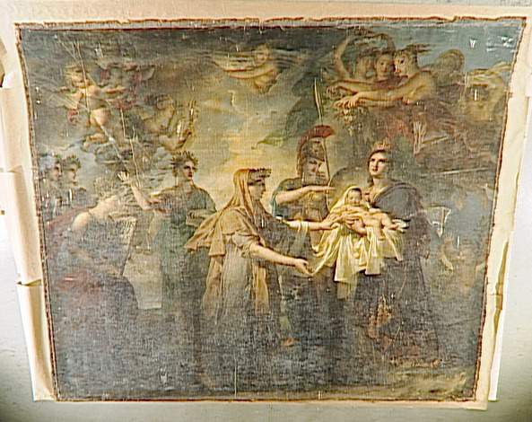 allégorie pour la naissance de Louis XIV, Musée du Louvre. © RMN