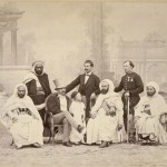 Portrait d’Abd el-Kader avec son entourage