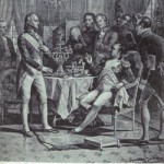 Rencontre de Napoléon et de Goethe, au Palais du gouverneur, Erfurt, 1808 (carte postale 1)