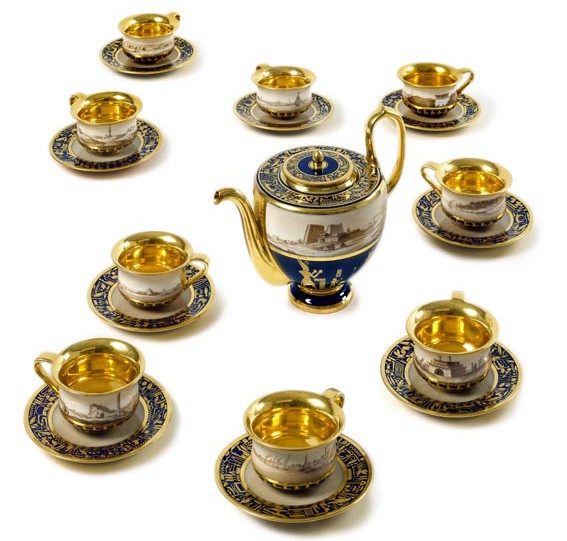 An Egyptian tea-service