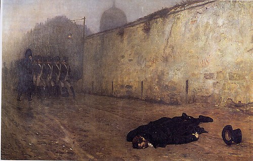 Gérôme, L'exécution du maréchal Ney, Sheffield Galleries. © Sheffield Galleries.