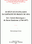 Le récit d’un civil dans la campagne de France de 1814. Les lettres historiques de Pierre Dardenne (1768-1857)