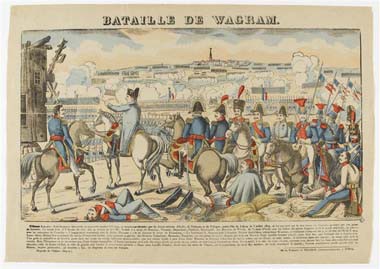 Bataille de Wagram (image d’Epinal – imprimerie Pellerin)