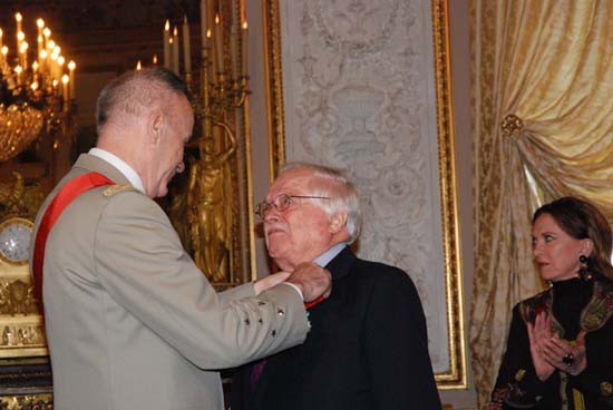 The Baron Gourgaud is presented with the croix d’officier of the Légion d’honneur, 28 April, 2009: the Baron Gourgaud’s speech