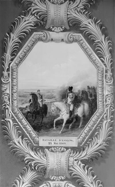 Bataille d’Essling. Napoléon Ier donne ses ordres au maréchal Masséna