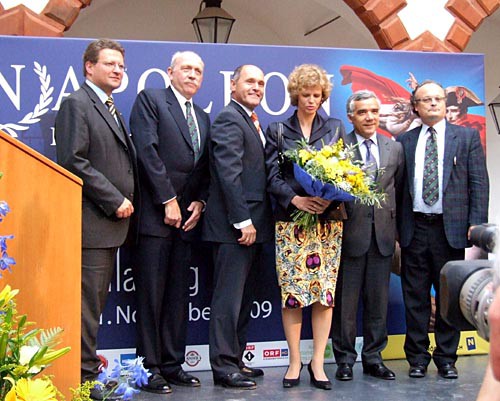 Inauguration d’une plaque commémorative à Essling (mai 2009)