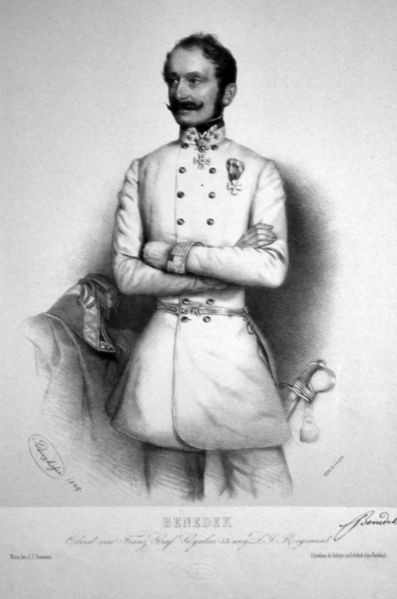 Benedek, Ludwig August Ritter von (1804-1881), général autrichien