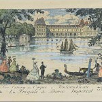 The Prince Imperial’s frigate on the carp pond at Fontainebleau
