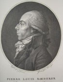 ROEDERER, Pierre Louis (1754-1835), comte de l’Empire, sénateur, conseiller d’Etat