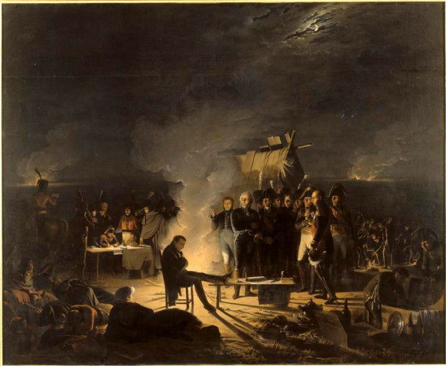 Napoleon’s bivouac, Wagram, 5 July, 1809