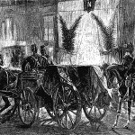 Arrivée du cercueil du Prince impérial à Camden Place