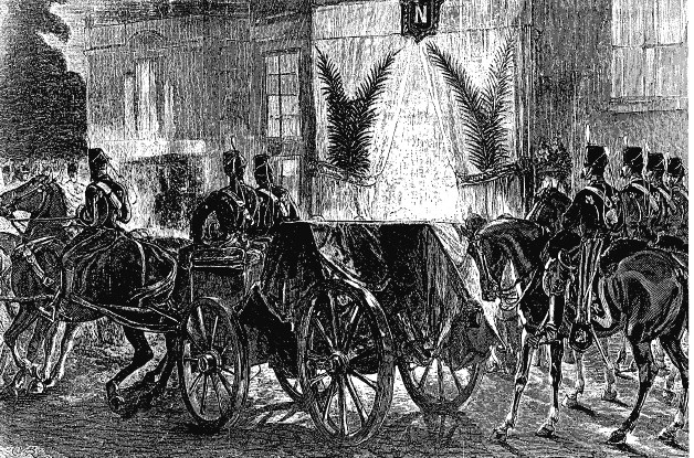 Arrivée du cercueil du Prince impérial à Camden Place