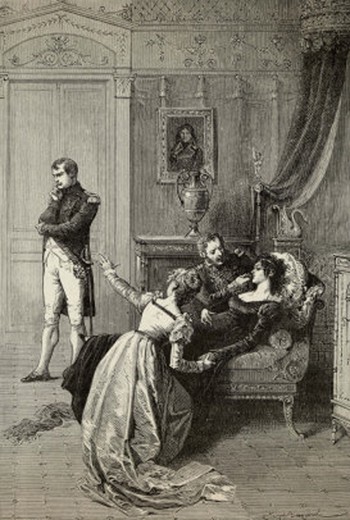 Annonce du divorce de Napoléon à Joséphine (Bayard)
