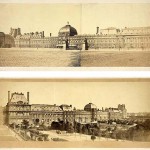 Deux photographies du palais des Tuileries