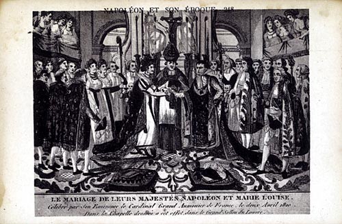 Le mariage religieux de Napoléon et de Marie Louise