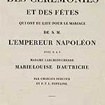 Déroulement du mariage civil de Napoléon Ier et Marie-Louise, 1er avril 1810
