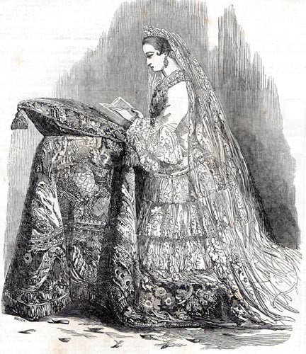 Eugenie Empress of the French in Her Bridal Costume