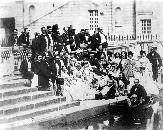 La Cour impériale à Fontainebleau, le 24 juin 1860