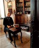 Wax model of Maréchal Ney in his library © Château de Bessonies