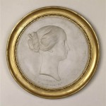 Portrait de profil de l’impératrice Eugénie