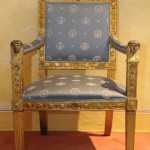 Chaise, provenant des résidences napoléoniennes de l’île d’Elbe