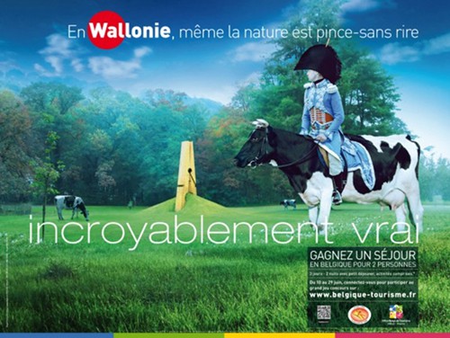 Campagne d’affichage publicitaire du tourisme en Wallonie (été 2011)