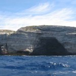 La grotte dite du chapeau de Napoléon (Bonifacio, Corse)