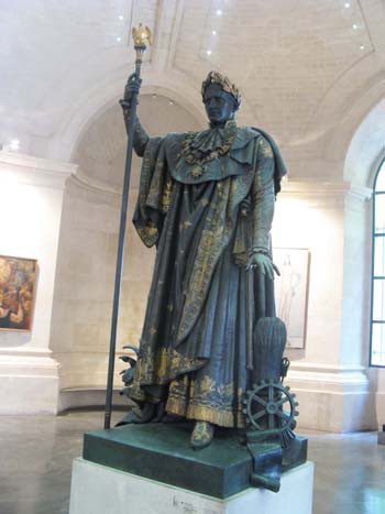 Statue de Napoléon Ier (1769-1821), protecteur de l’Agriculture et de l’Industrie, Palais des Beaux Arts de Lille