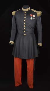 Uniforme porté par Napoléon III à Solférino © Musée de l'Armée - Paris, distr. RMN / E. Cambier