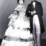 The Austrian archduke Ferdinand Maximilian Joseph (future emperor of Mexico) and his wife Charlotte of Belgium