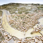 Scale model of the city of Rome, constructed using onsite surveys made by officers of the French engineering corps during the occupation of the city