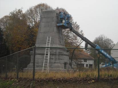 Restauration du Monument des Belges © Yves Vander Cruysen