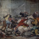 Sketch of ‘2 May 1808 in Madrid’, also called ‘The Assault against the Mamlukes at the Puerta del Sol’