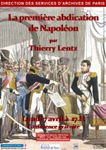 La première abdication de Napoléon