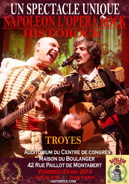 Napoléon, l’opéra rock à Troyes