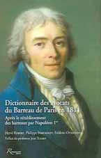 Dictionnaire des avocats du Barreau de Paris en 1811