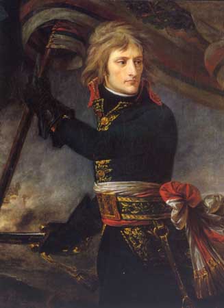 General Bonaparte on the bridge at Arcole, 17 November, 1796