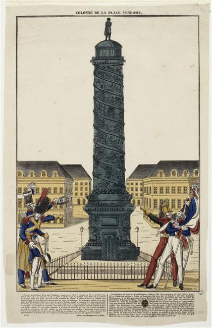 Napoleonic Monuments. The Vendôme Column: Napoleon rules Paris