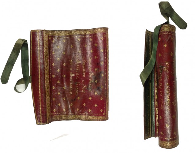 Portable writing case belonging to Marshal Lannes given by Napoleon 1er