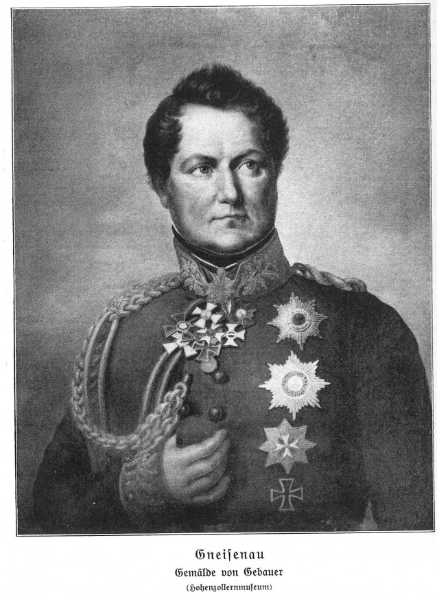 Gneisenau, Generallieutenant August Wilhelm Anton, Graf Neidhardt von (1760-1832)