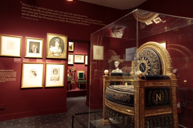 Exposition "Napoléon et Paris, rêves d'une capitale" Salle © musée Carnavalet - JB Woloch