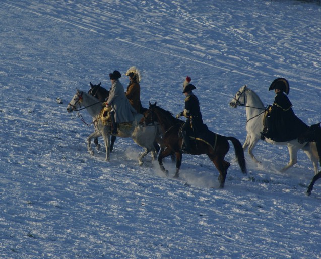 Re-enactment of the battle of d'Austerlitz 2010 © Association 1804