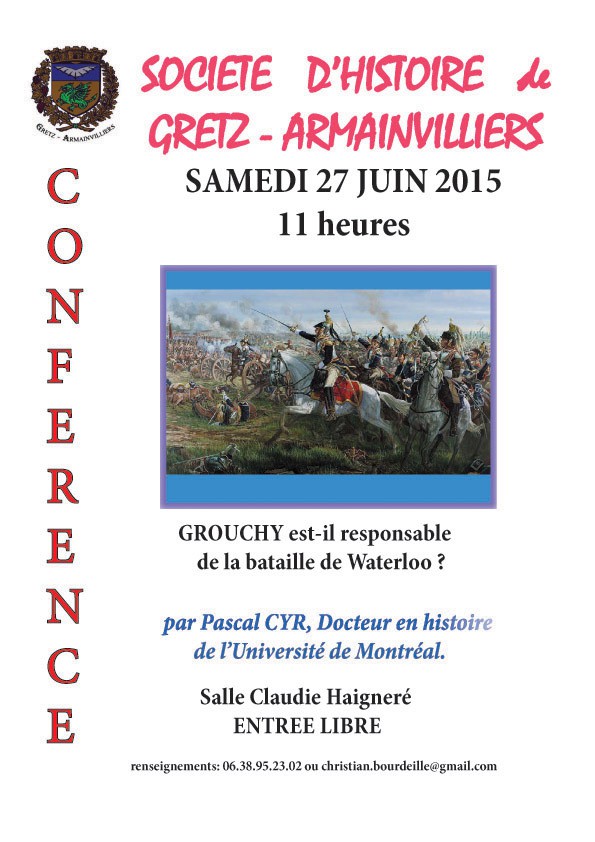 Waterloo, 18 juin 1815, Grouchy est-il responsable de la défaite ?