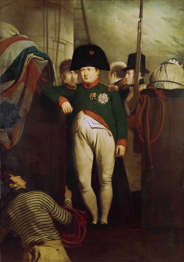 Napoleon Bonaparte on Board ‘Bellerophon’ in Plymouth Sound