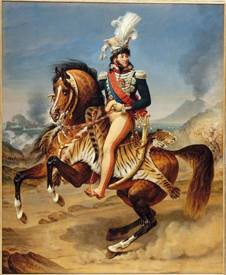 Joachim Murat on horseback